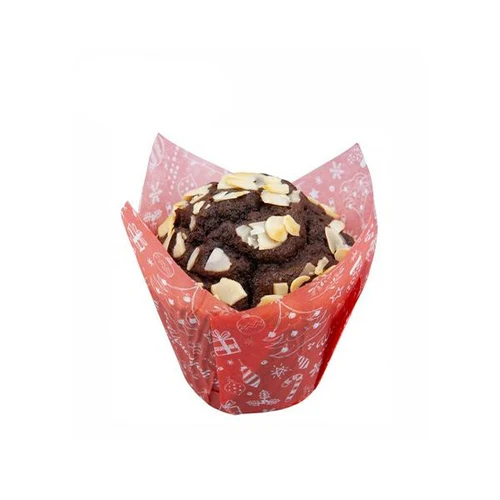 Muffin de Crăciun - cu umplutură de prune