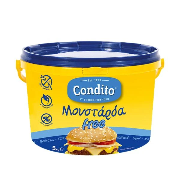 Горчица средняя острота - FREE (без глютена/подсластителей) "Condito" 2