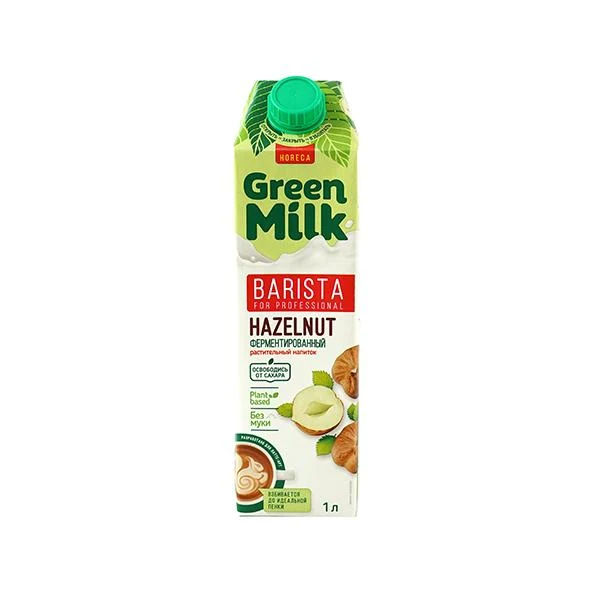 Молоко растительное на рисовой основе "GreenMilkBarista" - фундук 2