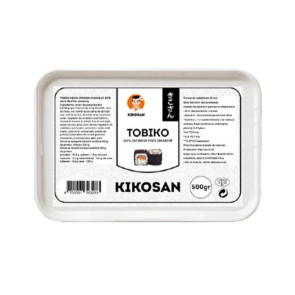 Caviar tobiko peste zburator "Kikosan" negru 2