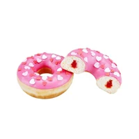 Love Donut - клубничный с посыпкой из сердец 2